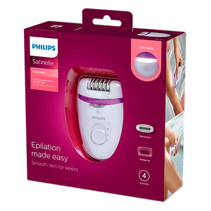 Depiladora con Cable Compacta Satinelle Essential BRE275/10 - Philips