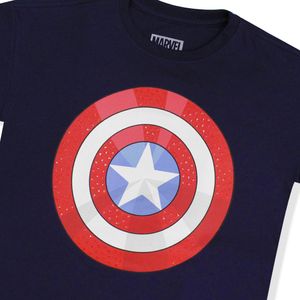 Camiseta Manga Corta Estampada Niños - Capitán América