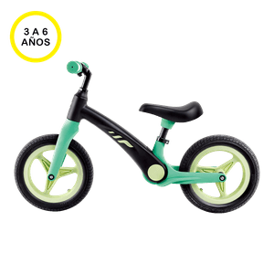 Bicicleta de Aprendizaje Verde y Negra 3 a 6 años - Hape