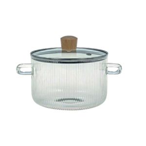 Olla de Vidrio con Mango de Cristal 2L - Aviva Home