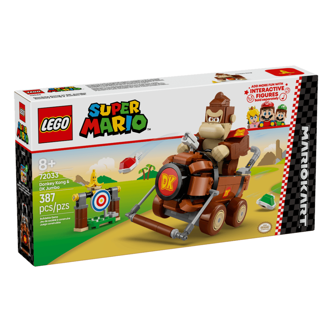 Set Mario Kart: Donkey Kong Y Jumbo Dk 387 Piezas Lego Pepe Ganga