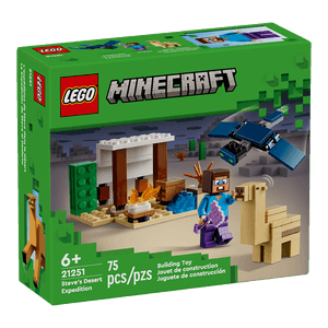 Set La Expedición de Steve al Desierto 75 Piezas - LEGO