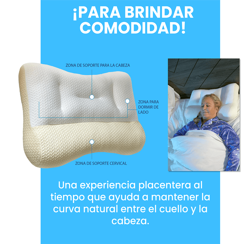 Almohada Ergonómica Cervical Ergo Pillow Tv Novedades Pepe Ganga
