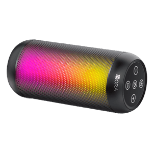 Parlante Bluetooth 5,3 Luces Led RGB Negro - 1Hora