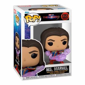 Figura Pop Marvel: Ms. Marvel Cabeza Oscilante - Funko