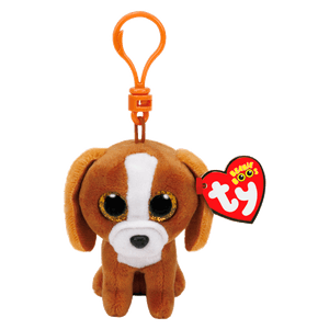 Clip Beanie Boos Hugo Perro Café - Ty