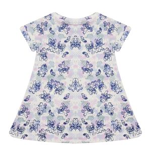 Vestido Manga Corta Estampado Niñas - Lilo y Stitch