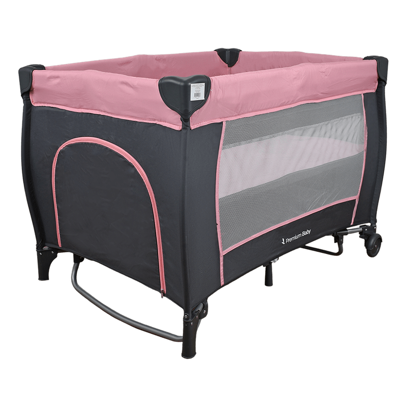 Corral-Cuna-Mecedora-Napoles-Rosa-y-Gris-Premium-Baby
