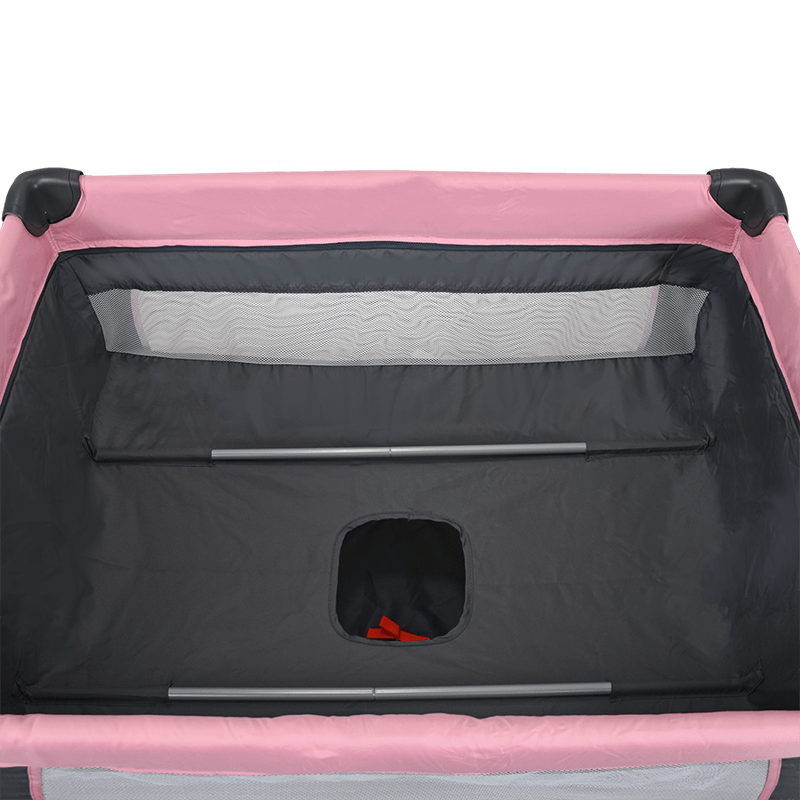 Corral-Cuna-Mecedora-Napoles-Rosa-y-Gris-Premium-Baby
