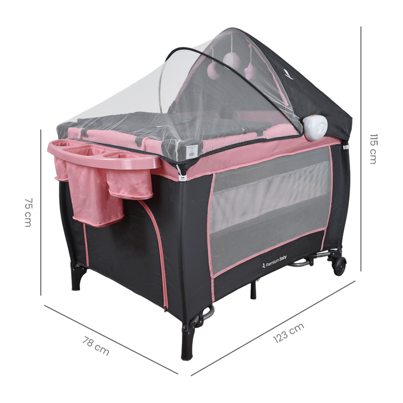 Corral-Cuna-Mecedora-Napoles-Rosa-y-Gris-Premium-Baby