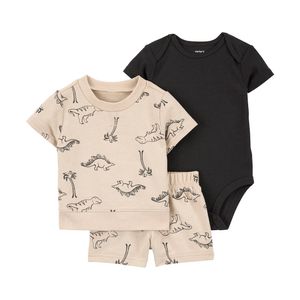 Set Body, Camiseta y Short Dinosaurios Bebés Niños - Carter's