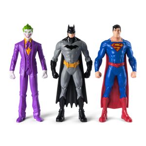 Set 3 Figuras Batman, Superman y Joker 30cm - DC Comics