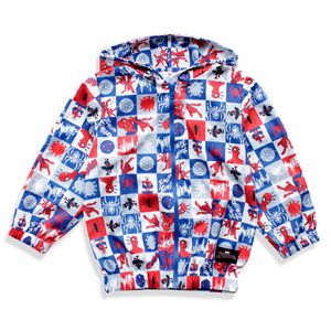 Chaqueta Rompevientos Estampada Niños - Spiderman