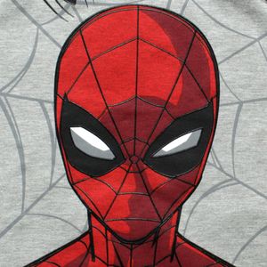 Camiseta Manga Corta Estampada Gris Niños - Spiderman