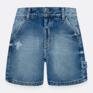 Bermuda en denim para niño