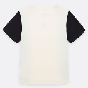Camiseta para niño manga corta con bloques de color