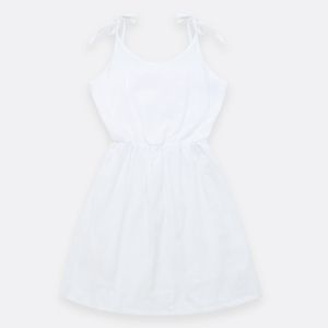 Vestido para niña manga sisa con detalle en la espalda