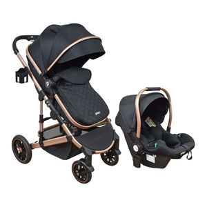 Coche para Bebé Travel System Moisés Cris Negro - Priori