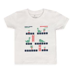 Camiseta Manga Corta Score Blanco Niños - Honey Bees