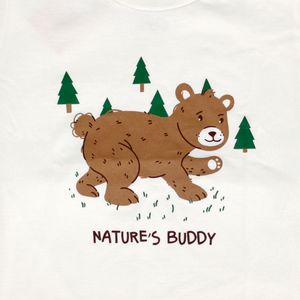 Camiseta Manga Corta Buddy Beige Niños - Honey Bees