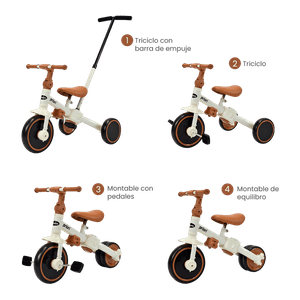 Triciclo Paseador Cosmos 4 en 1 - Priori