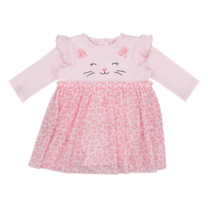 Set Vestido Rosado y Balaca Bebés Niñas - Little Me