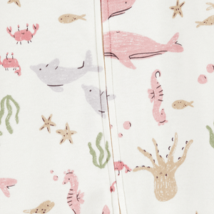 Pijama Enteriza Animales Marinos Bebés Niñas - Carter's