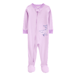 Pijama Enteriza Ballena Rayas Bebés Niñas - Carter's
