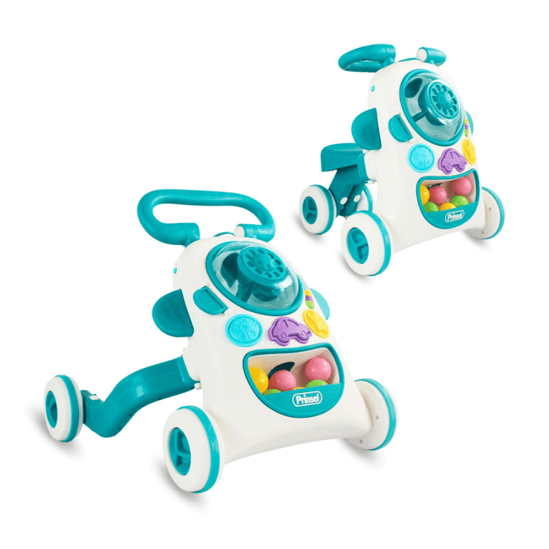 Montable En Andadera Pushride Azul Prinsel Prinsel Pepe