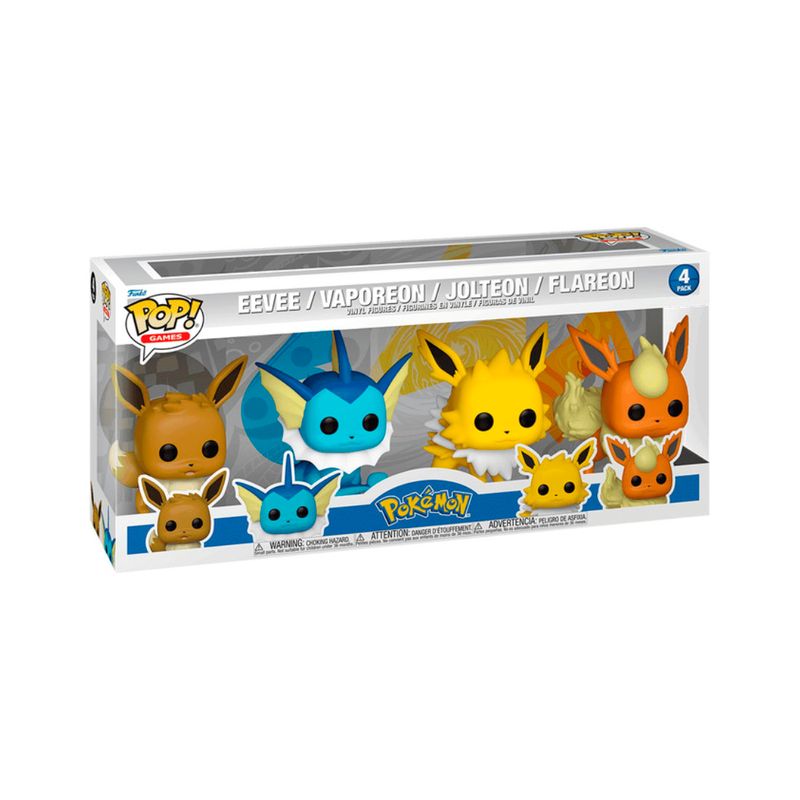 Set Figuras POP Pokémon Eevee Evolutions 11cm Funko Pepe Ganga