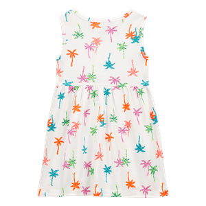 Vestido Manga Sisa Palmeras Niñas - Carter's