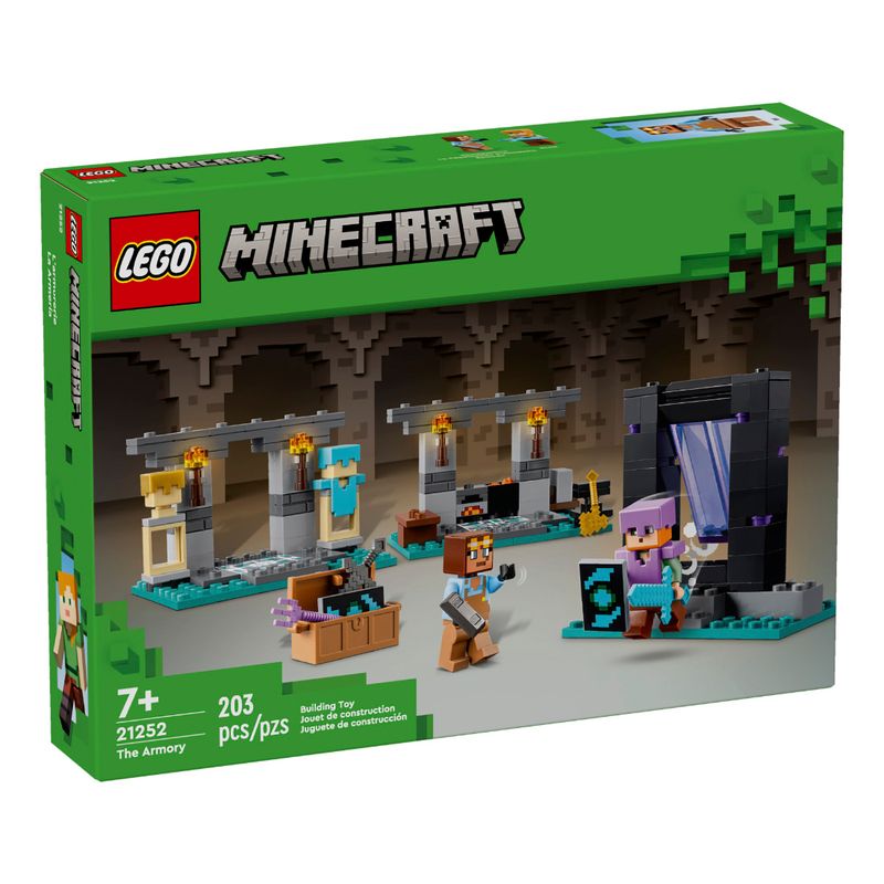 Set Minecraft La Armería 203 Piezas LEGO Pepe Ganga