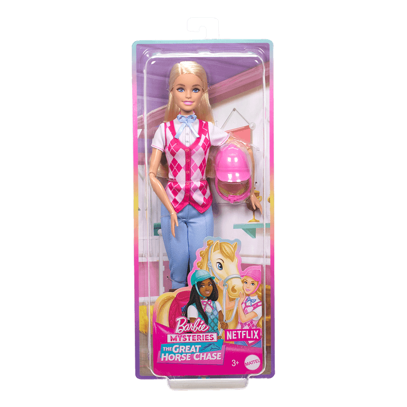 Muñeca Malibú Equitación 30cm Barbie