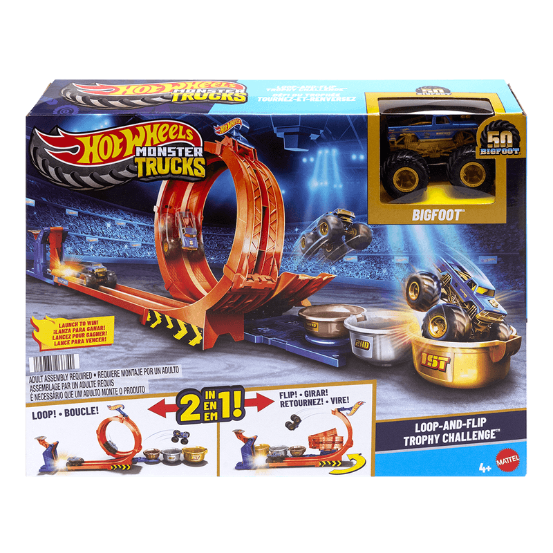 Set Pista Competencia de Big Foot Hot Wheels Pepe Ganga
