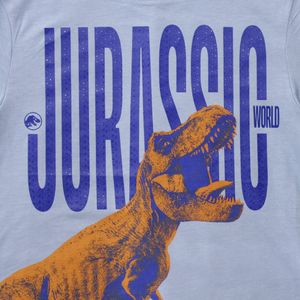 Camiseta Manga Corta Estampada Azul Niños - Jurassic World
