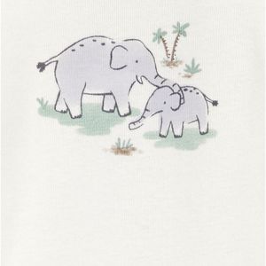 Set Pijama Enteriza Elefantes, Body y Pantalón Bebés Niños - Carter's