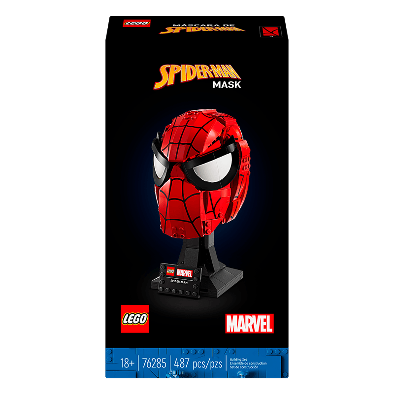Set Super Héroes Máscara de Spider-Man 487 Piezas LEGO
