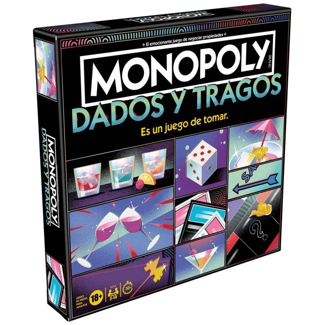 Juego de Mesa Monopoly Tragos y Dados Pepe Ganga