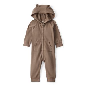 Mameluco con Capota Café Bebés Niños - Carter's