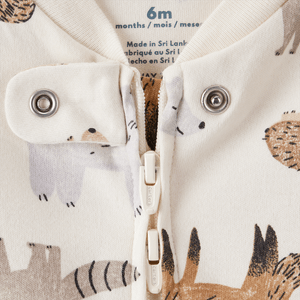 Pijama Enteriza Estampado Animales Bebés Niños - Carter's