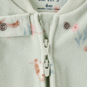 Pijama Enteriza Estampado Pájaros Bebés Niñas - Carter's