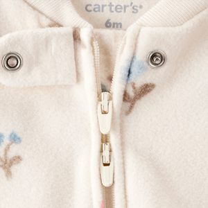 Pijama Enteriza Estampado Flores Bebés Niñas - Carter's