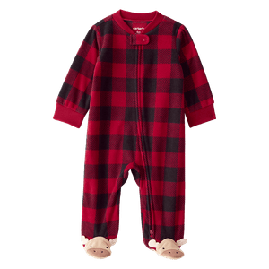 Pijama Enteriza Cuadros Bebés Unisex - Carter's