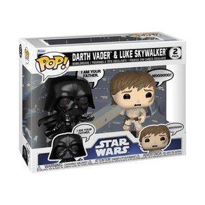 Figuras POP Darth Vader y Luke Skywalker - Funko