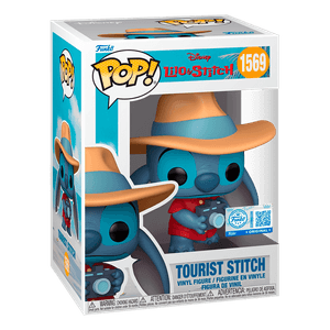 Figura POP Disney Stitch Turista 9cm - Funko