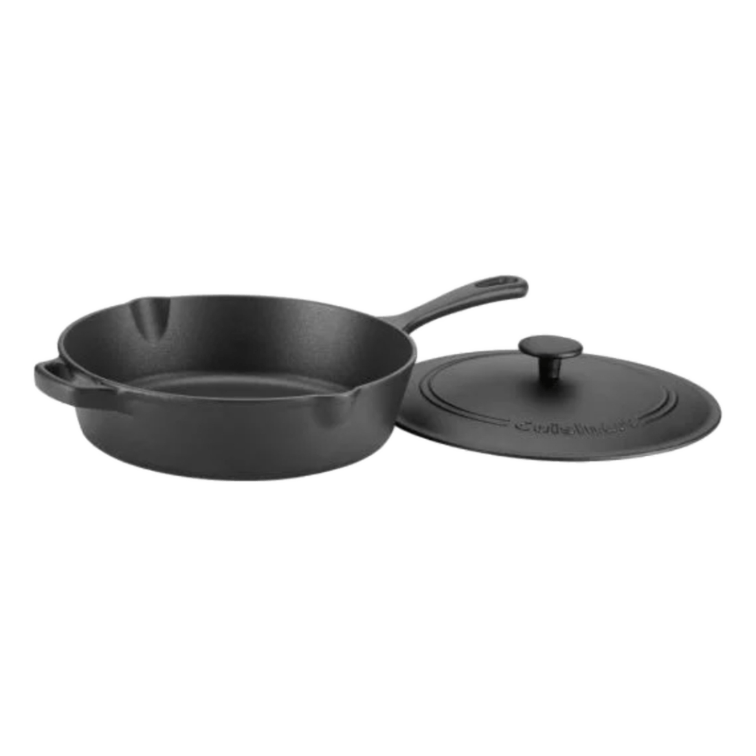 Sartén Redondo en Hierro con Tapa 30cm - Cuisinart