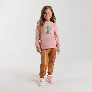 Sudadera para niña silueta clásica