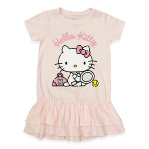 Vestido Manga Corta Niñas - Hello Kitty