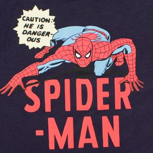 Camiseta Manga Corta Azul Niños - Spider-Man