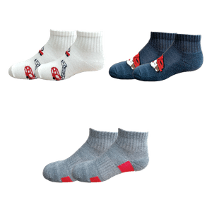 Set 3 Pares de Medias Deportiva Talonera Constructor Niños - Honey Bees